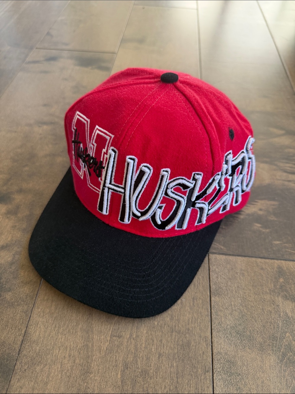 Vintage 90s University of Nebraska Cornhuskers Huskers TOW SnapBack Hat
